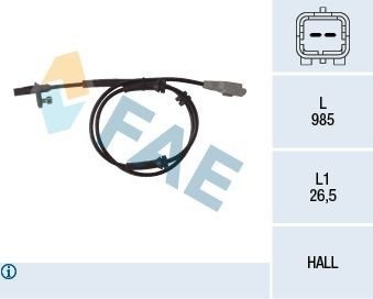 FAE 78118 Sensor ABS FAE 78118 Sensor ABS