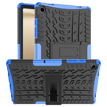Samsung Galaxy Tab A9+ Anti-Slip Hybrid-deksel med Stativ Blå / Svart