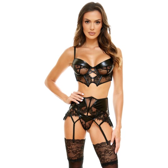 Beauty Night BN Leonela Svart Sett 3 stk. Black L/XL