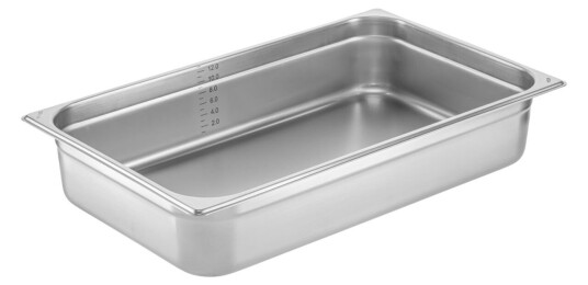 VEGA Kantine Premium GN 1/1; Størrelse GN 1/1, 14l, 53x32.5x10 cm (LxBxD); Sølvfarge