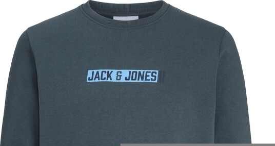 Jack & Jones Collegegenser JjMunk Turbulens Jack & Jones 16 år (176) Collegegenser Grå Lyseblå