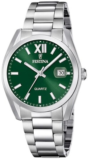Festina Herreklokke F20707 8 Classic Grønn/Stål Ø40 mm Festina Herreklokke F20707 8 Classic Grønn/Stål Ø40 mm