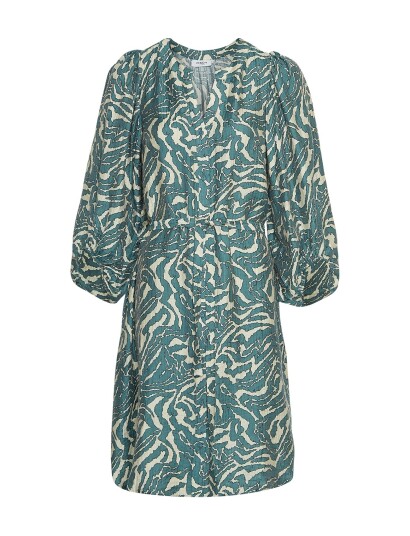 MSCH Copenhagen Mschzaneta Shirt Dress Aop - Blue - XS
