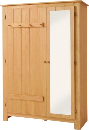 Kagomiel Garderobe m. Speil - Brun