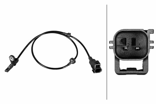 Sensor, ABS HELLA 6PU 358 216-341 Sensor, ABS HELLA 6PU 358 216-341