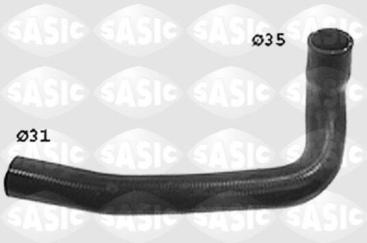 SASIC SWH0406 Radiatorslange SASIC SWH0406 Radiatorslange