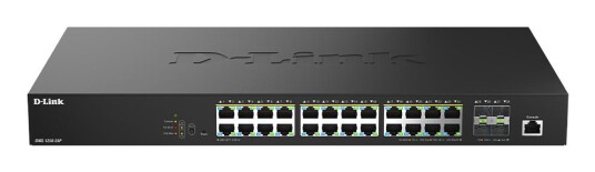D Link Dms 1250 28P Switch L2+ Smart 24 X 10/100/1000/2.5G Poe+ + 4 X 10 Gigabit Sfp+ Stasjonær Poe+ 475 W