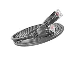 Slim Patchcords Pkw Light Stp K6a 1.5 1,5 M Cat6a U/Ftp Stp Rj 45 Rj 45 Grå PKW LIGHT STP K6A 1.5