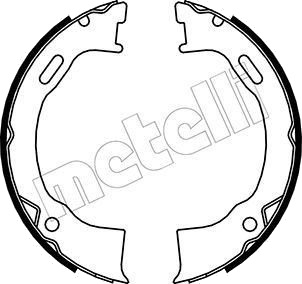 METELLI 53-0146 Bremseskosett, håndbrems