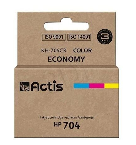 Actis KH-704CR - colour (cyan magenta yellow) - remanufactured - ink cartridge (alternative for: HP 704 HP CN693AE) - Blekkpatron Colour (cyan, magenta, yellow)