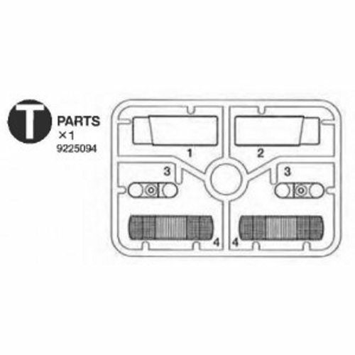 Tamiya 19225094 T-Parts For 56318 Tamiya 19225094 T-Parts For 56318