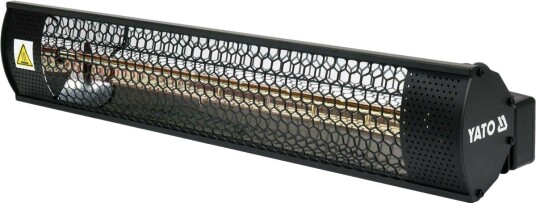Terrassevarmer Yato YT 99531 Halogen IP65 2000 W innendårs utendårs