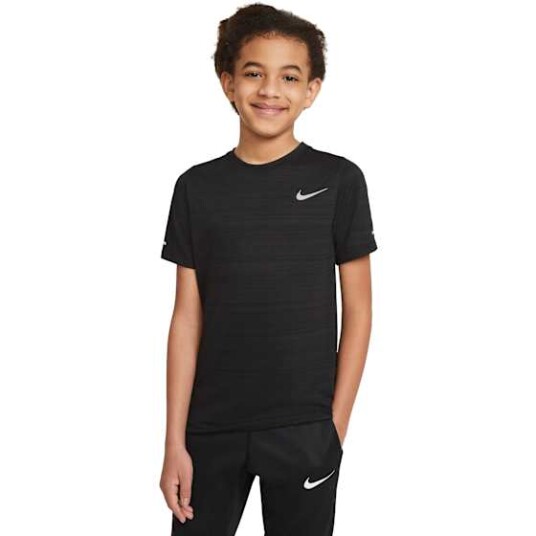 Nike Dri-Fit Miler T-Shirt Junior Black S (8-10)