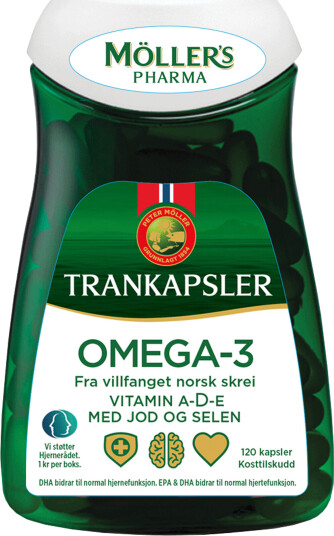 Möller's Pharma Trankapsler med jod og selen 120 kapsler