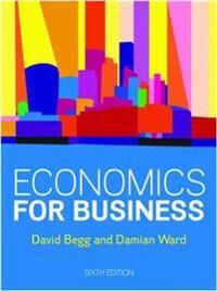 Economics For Business, 6e Av David Begg, Damian Ward Economics For Business, 6e Av David Begg, Damian Ward