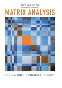 Matrix Analysis Av Roger A. (The Johns Hopkins University) Horn, Charles R. Johnson