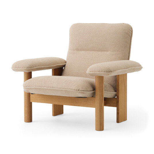 Audo Copenhagen Brasilia Lounge Chair Natural Oak / Bouclé 02