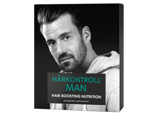 Hårkontroll Man Hair Boosting Nutrition 60 tabletter