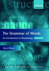 Booij Geert The Grammar of Words