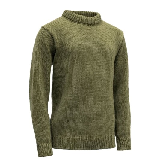 Devold Nansen Man Sweater Crew Neck Grønn XS Man