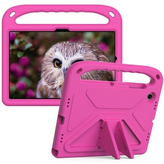 INCOVER Samsung Galaxy Tab A8 10.5" (2021) EVA Skum Bakdeksel med Stativ - Rosa INCOVER Samsung Galaxy Tab A8 10.5" (2021) EVA Skum Bakdeksel med Stativ - Rosa