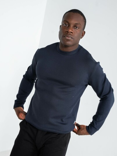 Selected Homme Emanuel Soft Crew Neck Sweat Blå M