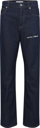 Maison Kitsune High Waisted Jeans Navy 30