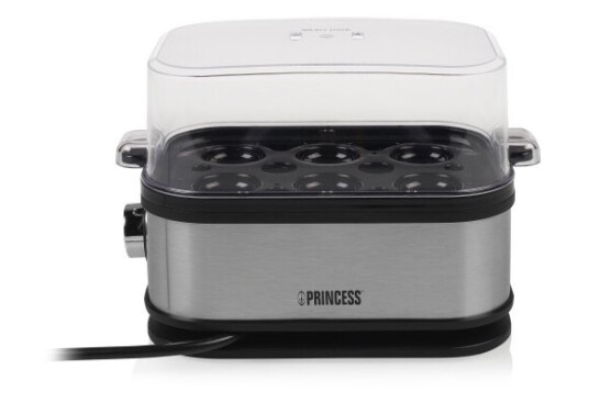 Princess 6 Eggkoker 400W Rustfritt Stål