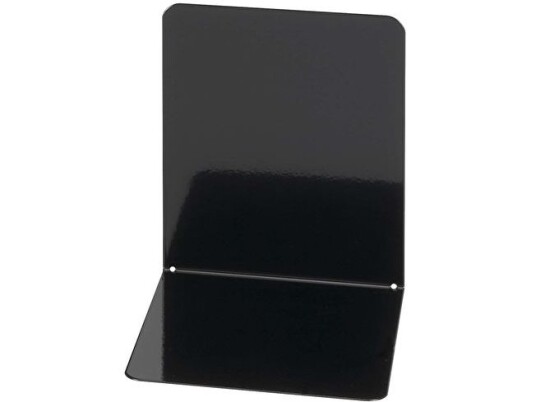 Wedo Bokstøtte (B)140 X (D)140 X (H)120 Mm, Svart Metall, Plastbelagt - 2 Stk (102 1101)