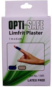 Opti Safe limfritt plaster blå 1 meter Opti Safe limfritt plaster blå 1 meter