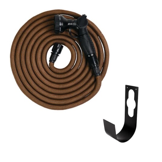 Hageslange By Benson Deluxe Sett Mørk Sand 25 m Hageslange By Benson Deluxe Sett Mørk Sand 25 m
