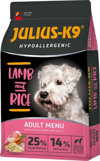 Julius-K9 Tørrfôr Hypoallergenic Adult Julius K9 High Premium Lamb 12 kg