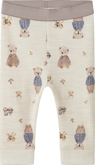 Name It Peyote Melange Bear Nbnwup Wo/Co Leggings 62