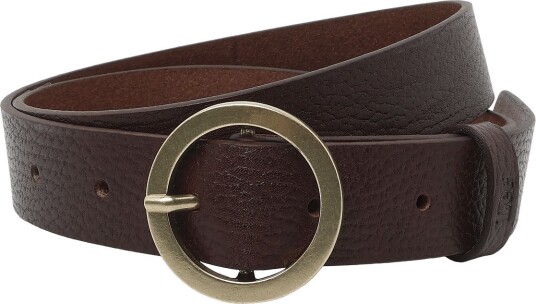 Lee Jeans Circle Buckle Belt Brown 90 x 00 Lee Jeans Circle Buckle Belt Brown 90 x 00