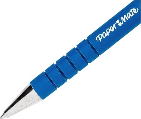 Paper Mate FlexGrip ballpoint pen blue pack of 12