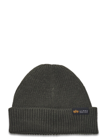 Alpha Industries Dockers Beanie - Khaki green - ONE SIZE Alpha Industries Dockers Beanie - Khaki green - ONE SIZE