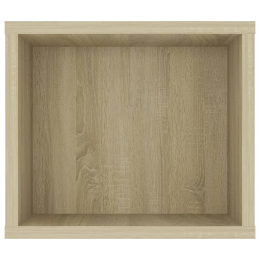 vidaXL Hengende TV-benk sonoma eik 100x30x26,5 cm sponplate