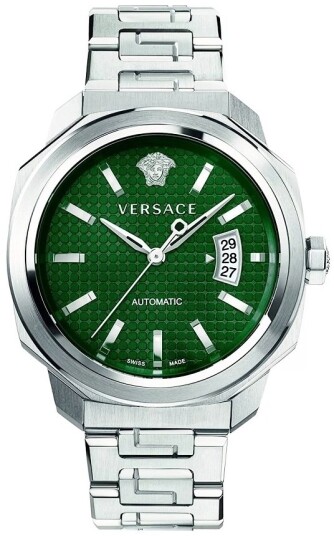 Versace Herreklokke VEAG00122 Dylos AUtomatic Grønn/Stål Ø42 mm