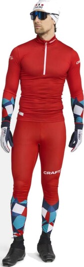 CRAFT NOR ADV Nordic Ski Club Jersey Herre Blaze/Bright Red M