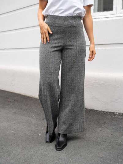 Ichi Kate Jacquard Pant 9 Flerfarget L