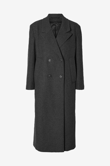 Selected FEMME   Kåpe Slfjosephina Wool Coat   Grå