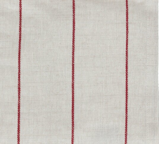 Södahl Duk Line 140x320 cm offwhite rød