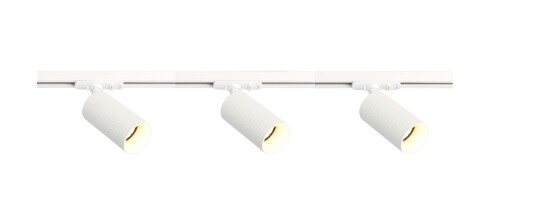 Other Brand Vox Grooves 1 meter spotskinne med 3 spotter. - Hvit