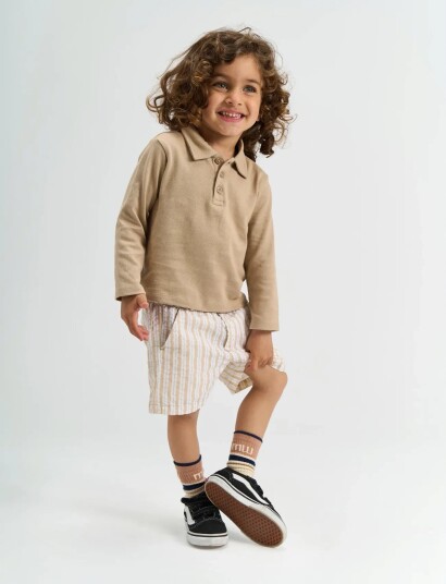 The New Tnststeward L_S Polo Beige 104