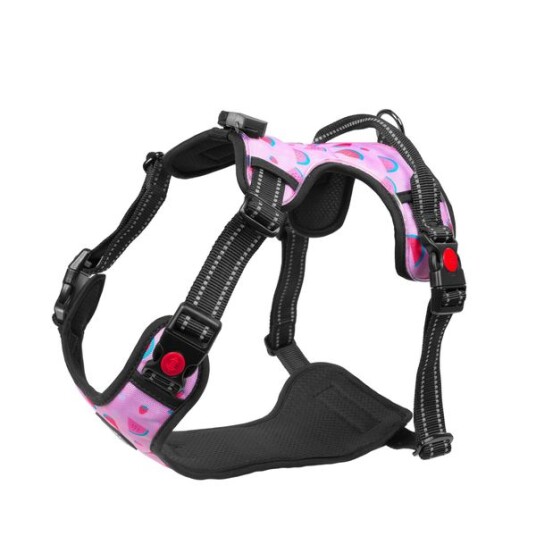 Sele Light5 Doggo Led Harness Pink Xl