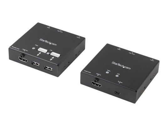 StarTech HDMI over CAT6 1080p Forlenger med 4-port USB Hub - 50m