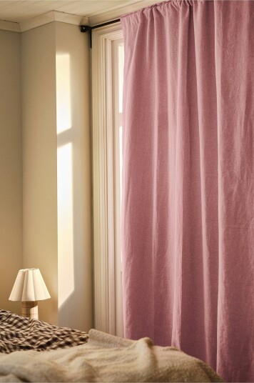 Jotex Mørkleggingsgardin Lin 1lengde Ekstra Bred Rosa MELANIE 207581906250