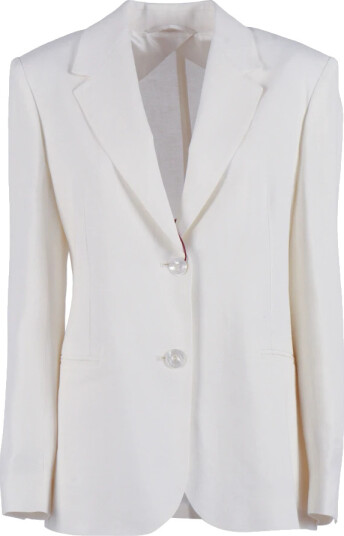 Max Mara Studio Dame Jakker Beige S, Max Mara Studio Dame Jakker Beige S,