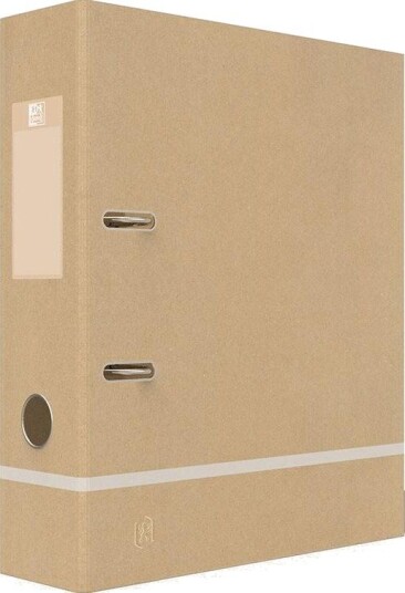 OXFORD Touareg Brevordner Natur/Hvid A4 290x80x320mm 600