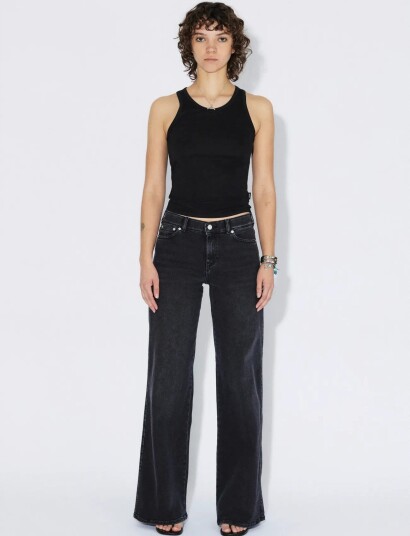 Dr Denim Zila Mid Wide Black XL x 34 Dr Denim Zila Mid Wide Black XL x 34